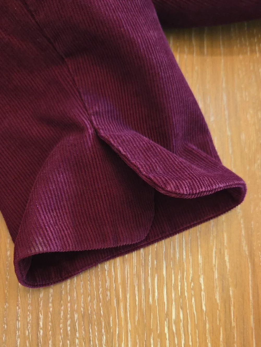 Vintage J.Crew Burgundy Corduroy Jacket Blazer Size 8 Dark Academia 90s